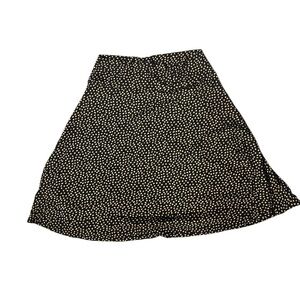 Salaam Black and Gold A-Line Skirt for Casual Wear